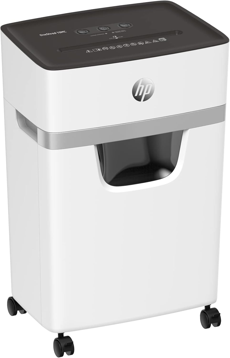 HP OneShred 10MC distruggi documenti Taglio a frammenti 65 dB 22 cm Bianco (HP OneShred 10MC, Micro-Cut shredder)