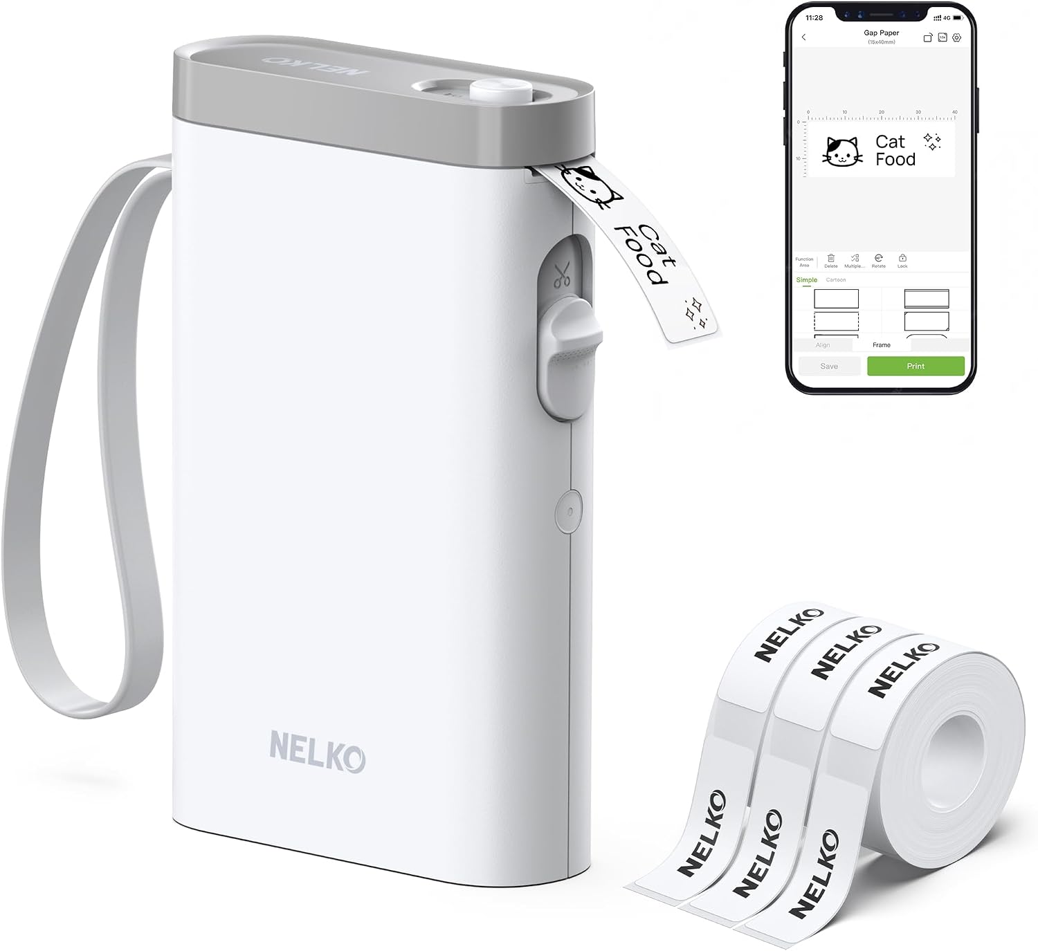 Nelko P21 mit 3 Rollen