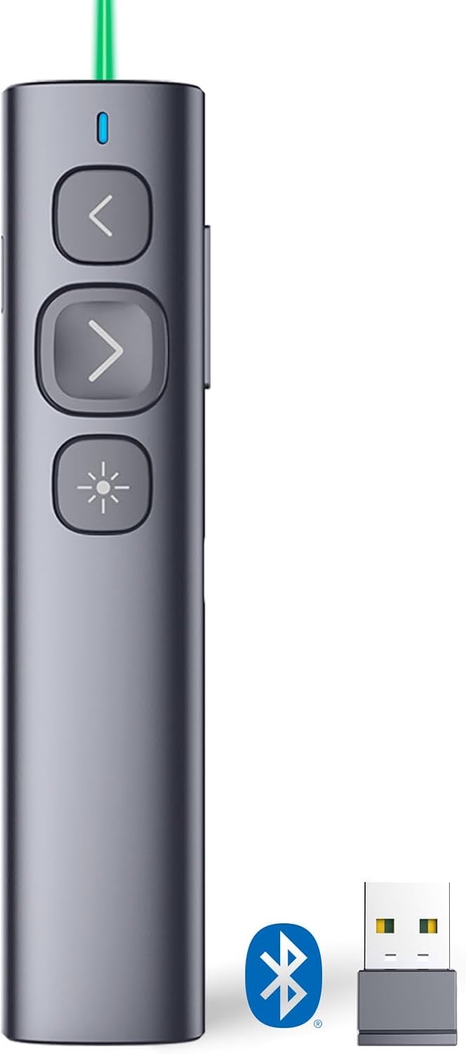 Norwii Bluetooth Präsentation Clicker, Wiederaufladbare PowerPoint Klicker