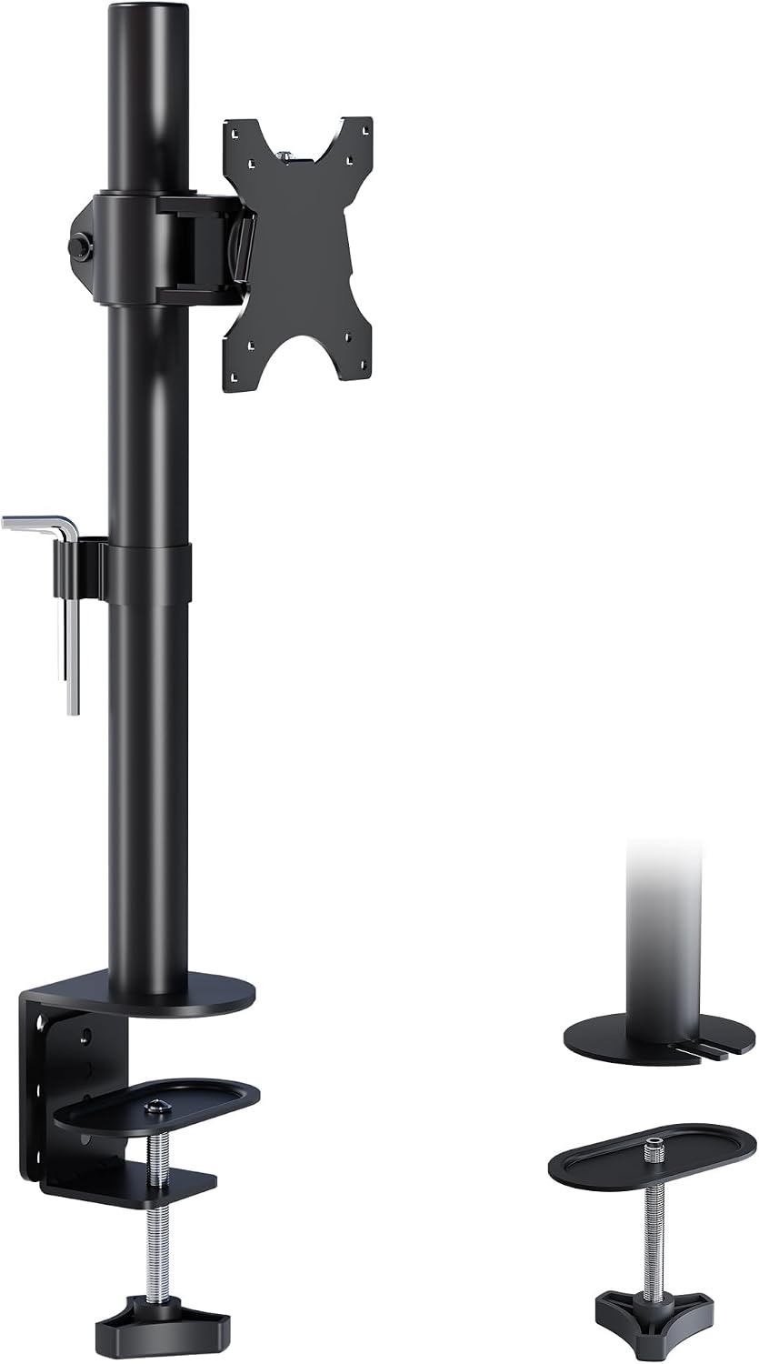 BONTEC Monitor Halterung für 13-34 Zoll Bildschirme, 10 kg, Tischhalterung