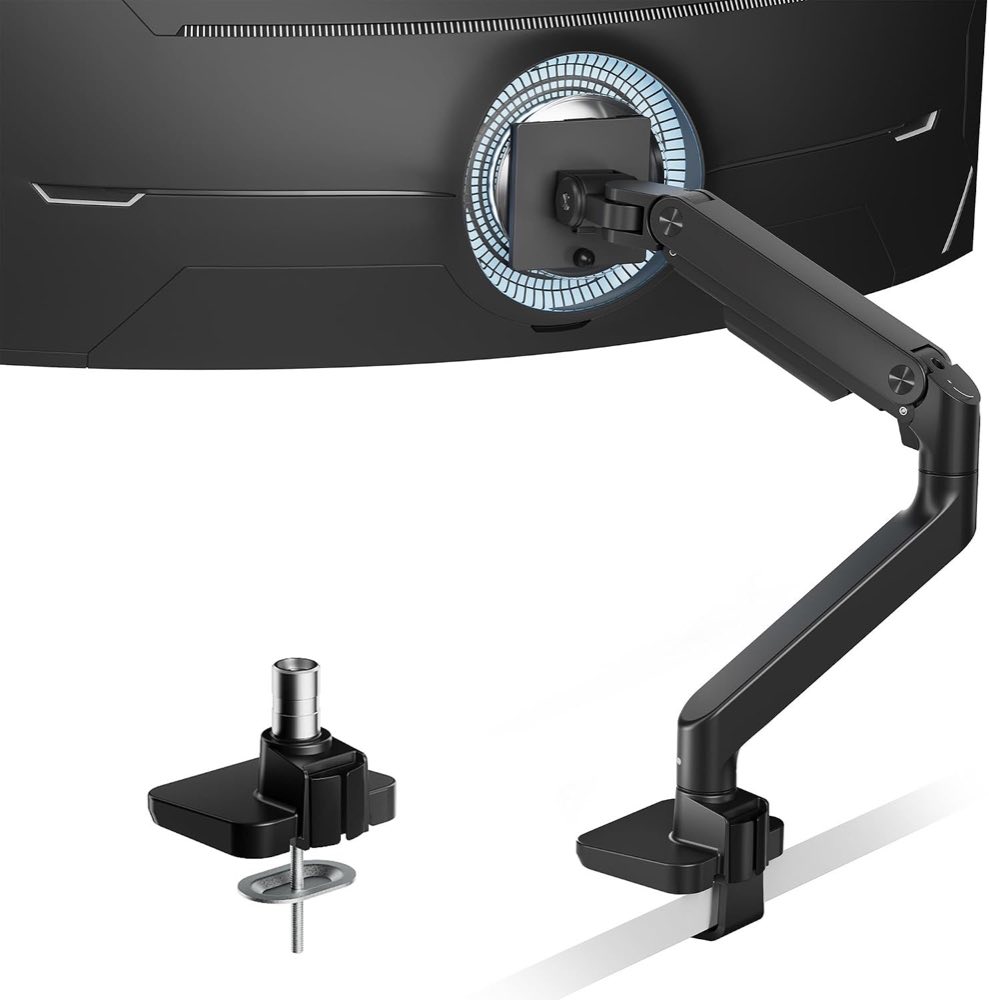 ARES WING Monitorhalterung 17–49 Zoll Bildschirme bis 20kg, schwarz