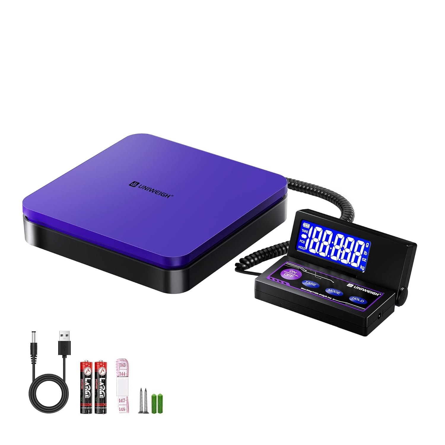 UNIWEIGH Paketwaage bis 50 kg