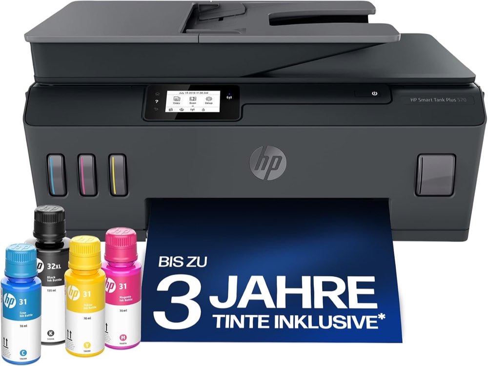 HP HP Smart Tank Plus 570 Multifunktionsdrucker - Produktbild