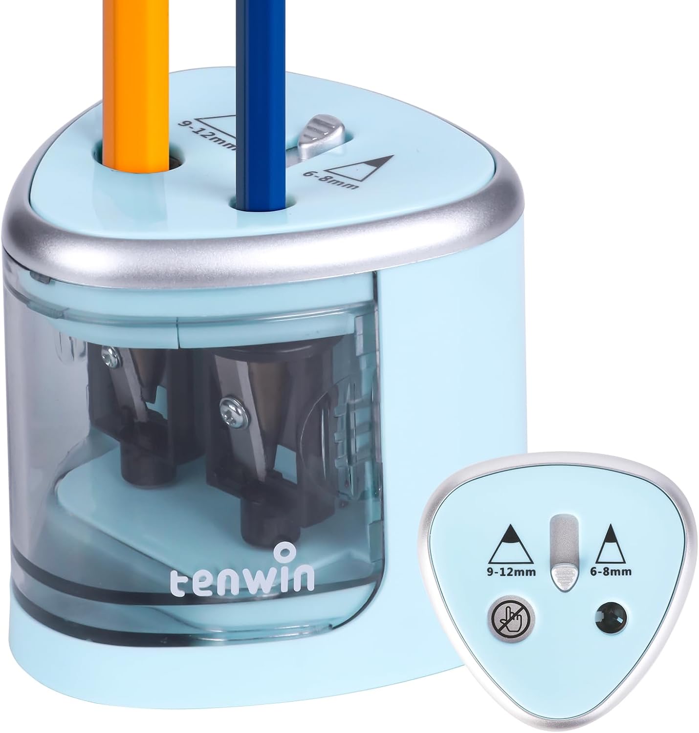 tenwin tenwin Elektrischer Bleistiftspitzer Doppelloch