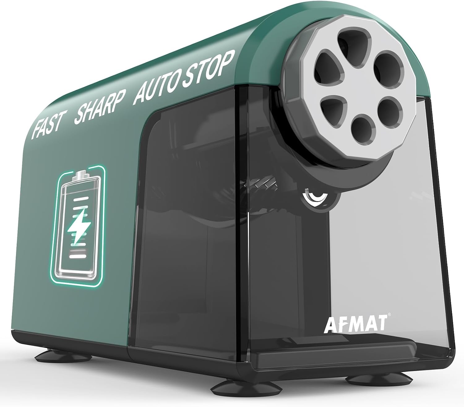 AFMAT Automatischer Bleistiftspitzer mit 6 Löchern