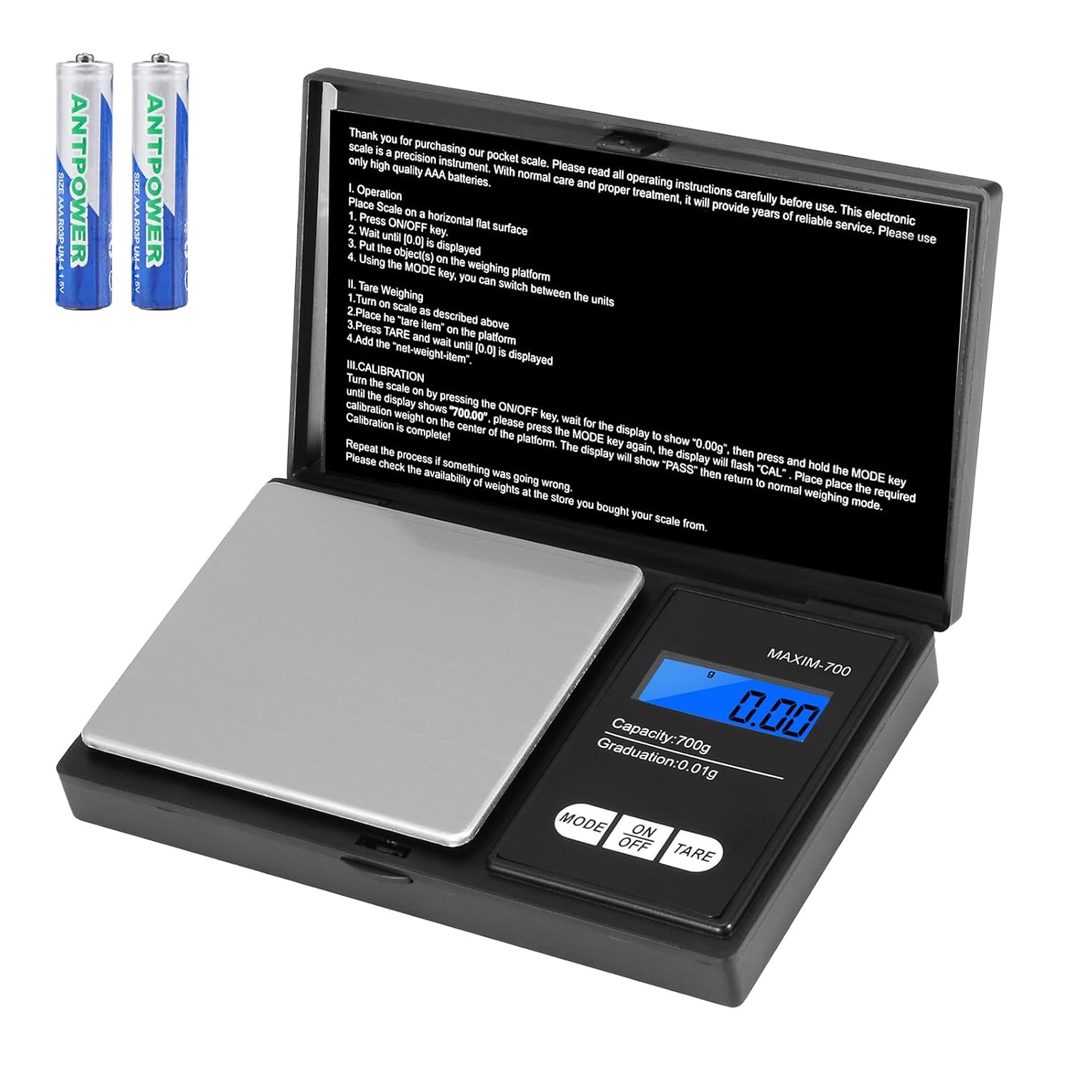 Oderra Feinwaage 700 g / 0,01 g