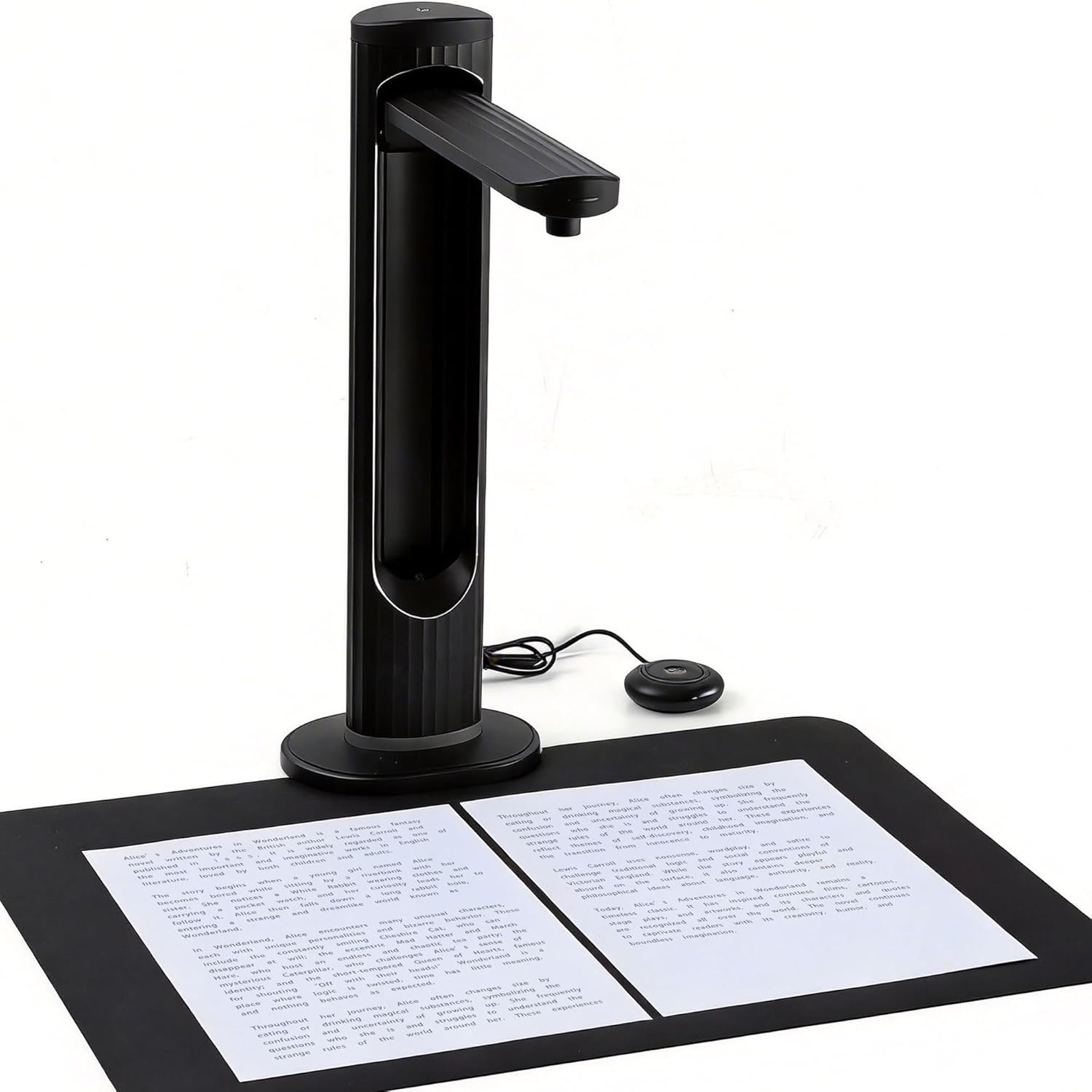 A3 Tragbarer Dokumentenscanner: 23MP Hochauflösende Kamera Auto-Flatten Laser-Positionierung Kompatibel mit Windows & Mac für Zuhause Büro Schule Bibliothek und professionelle Anwender