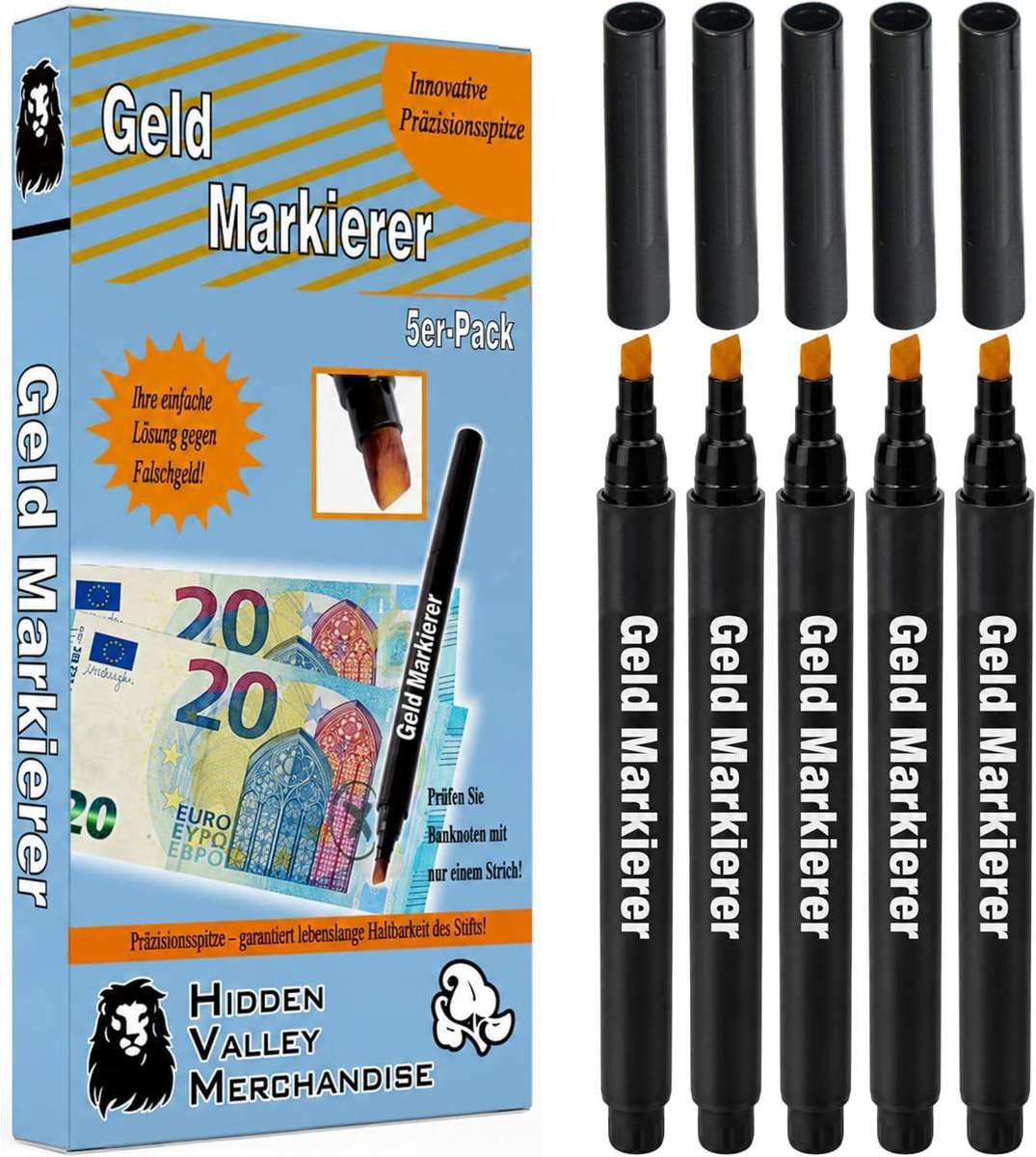 Geldscheinprüfstifte Produktbild – Testsieger