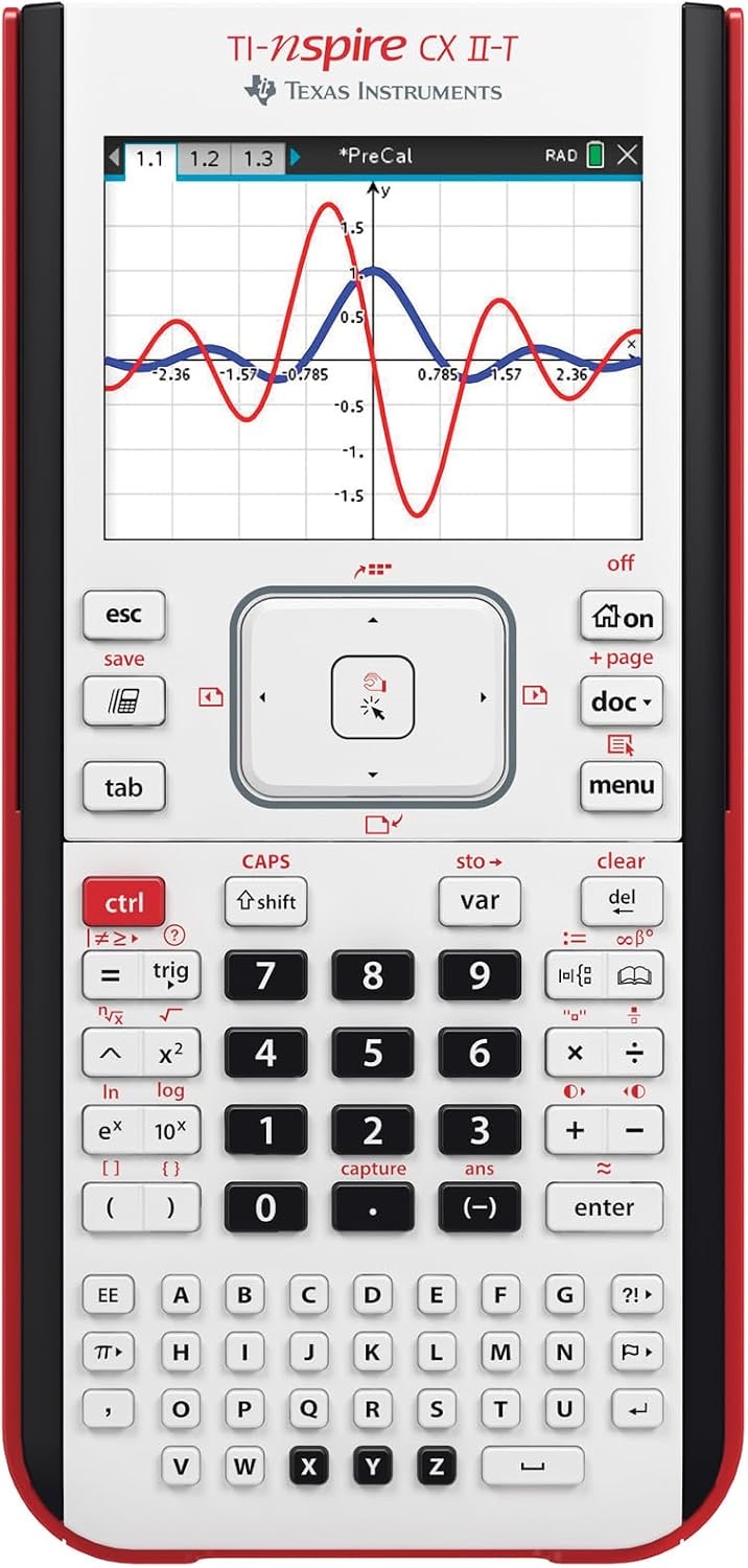 Texas Instruments TI-Nspire CX II-T Graphikrechner, weiß