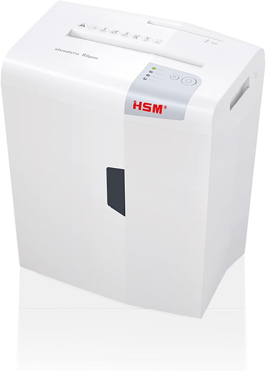 HSM HSM shredstar X6pro Aktenvernichter I Partikelschnitt 2x15 mm I 6 Blatt