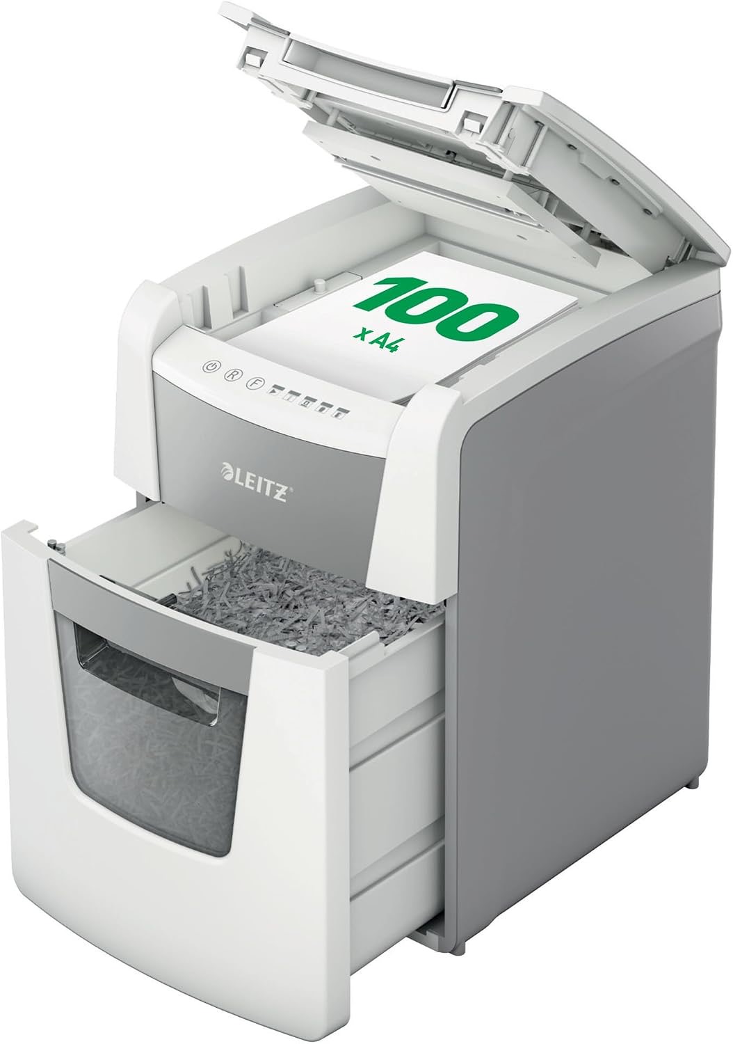 Leitz IQ Autofeed Small Office Aktenvernichter, 100 Blatt Papierstapel