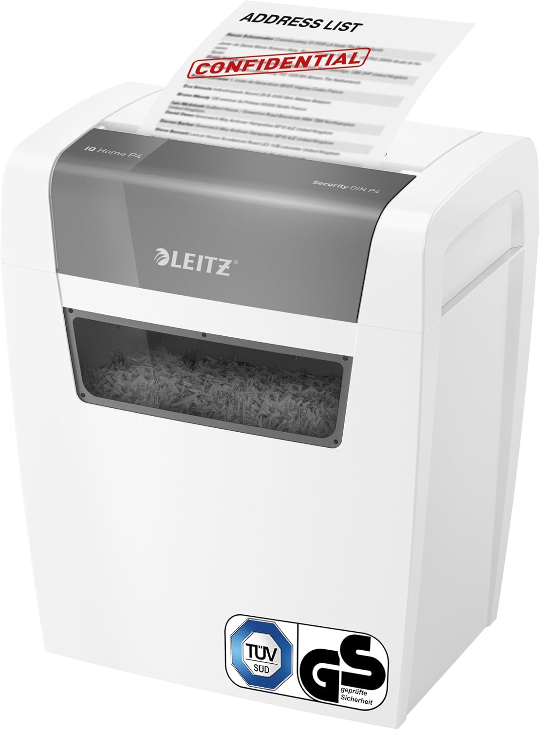 Leitz IQ Home Aktenvernichter, 7-6 Blatt (70-80 g/m²), TÜV+GS Zertifiziert