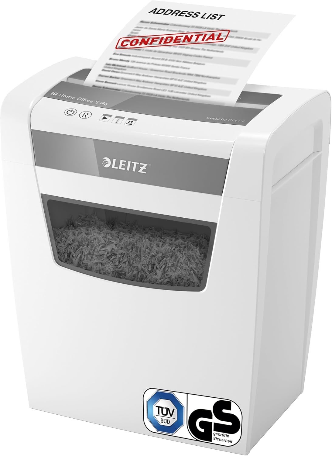 Leitz IQ Aktenvernichter Home Office S, 9-8 Blatt (70-80 g/m²) Schredder