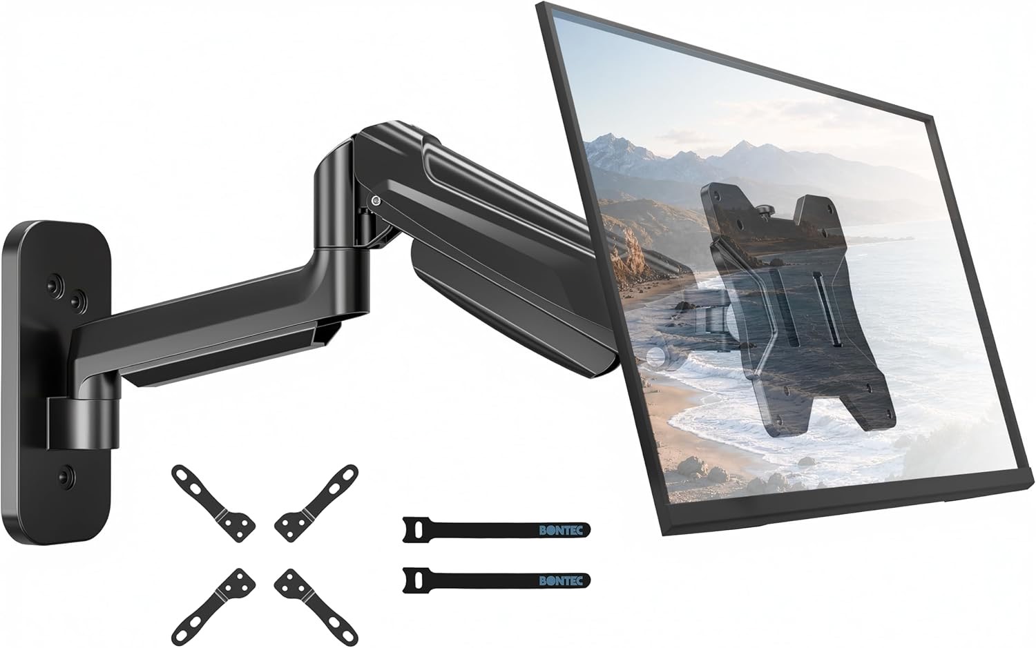 BONTEC BONTEC Monitor Wandhalterung für 13-42 Zoll, 9 kg, VESA 200x200 mm