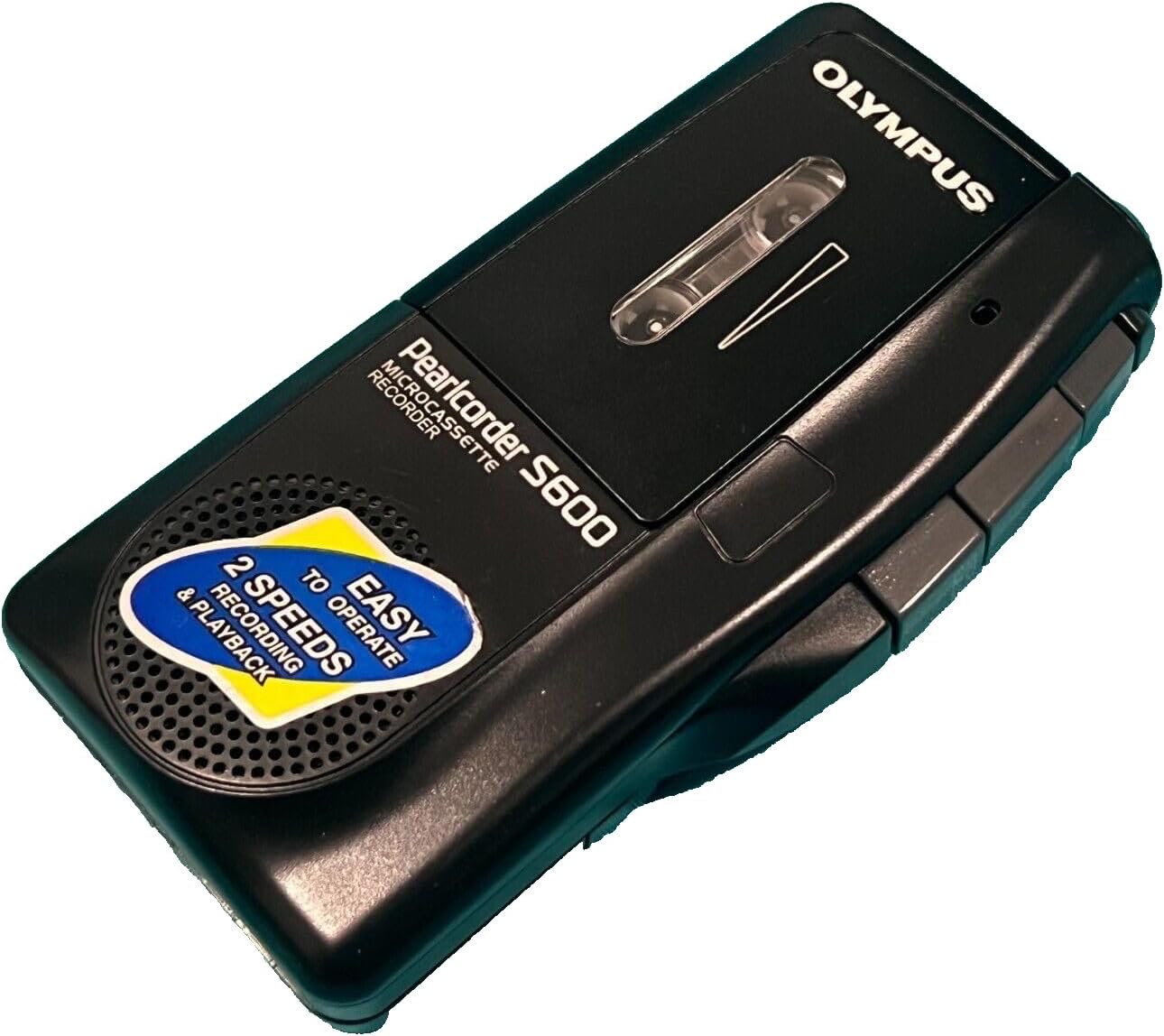 Olympus S600 Pearlcorder Diktiergerät Microcassette Recorder 60min