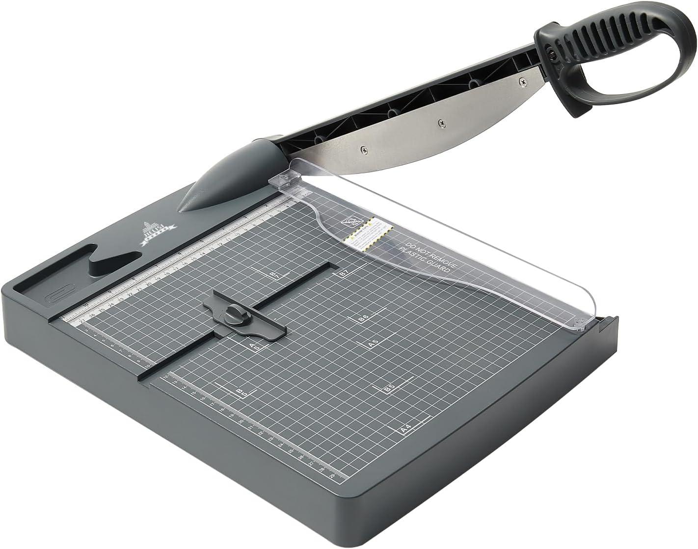 A4 Papierschneider 30 cm, bis 32 Blatt für Büro & Bastelarbeiten