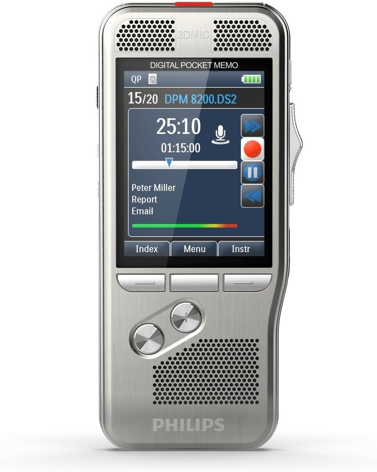 Philips Philips Pocket Memo Diktiergerät DPM8000 ohne Software - Produktbild