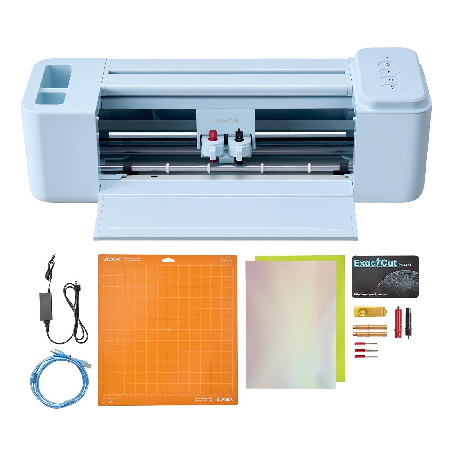 VEVOR Vinylschneidemaschine PNG JPG SVG TIF USB Bluetooth Schneideplotter