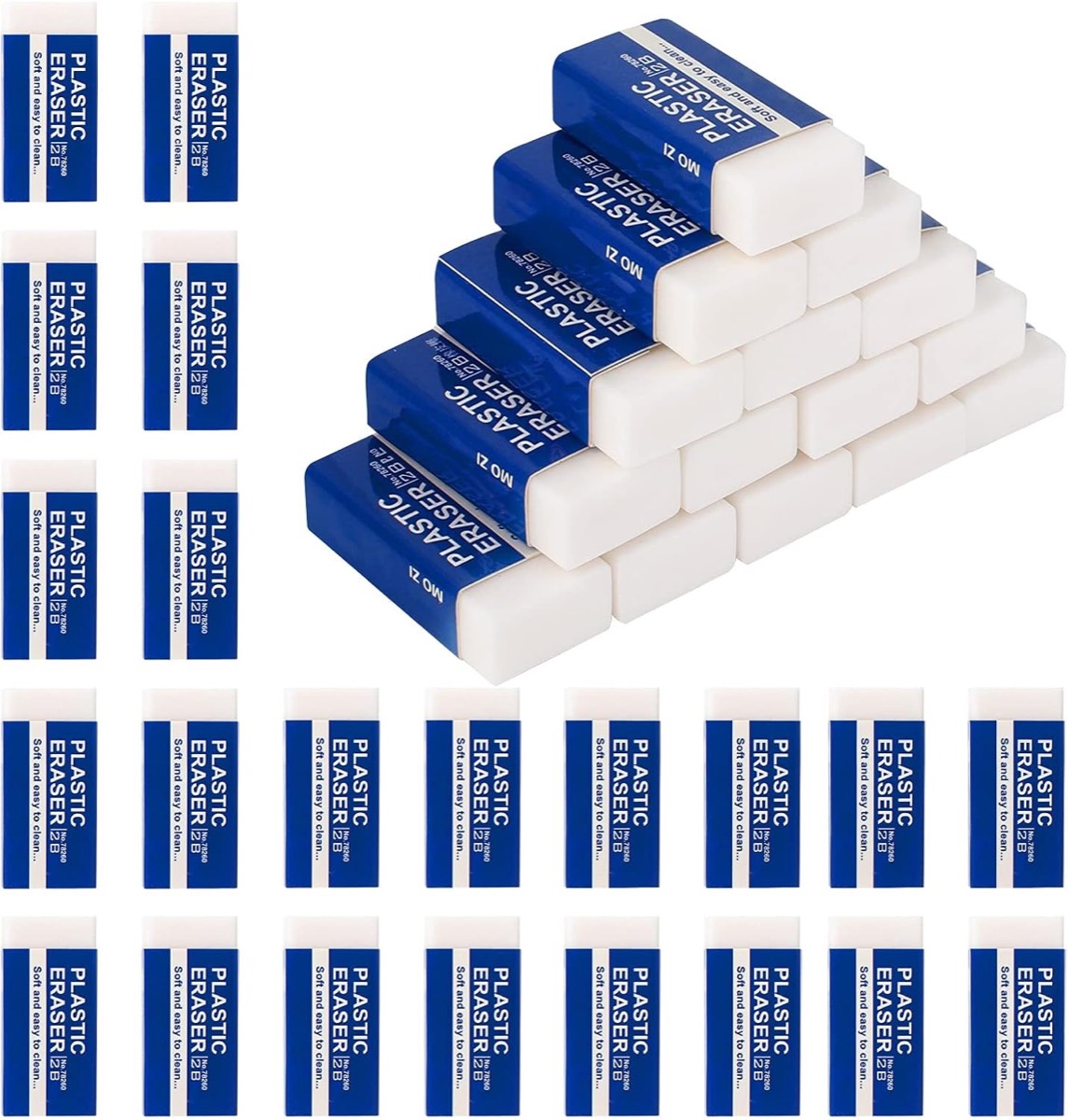 40Pcs 2B Radiergummi Weich Radierer Mini-Radiergummi Kinder Mitgebsel Radierer 2B Weich Schule Radiergummis Set für Schulen Skizzen Büro Zeichen