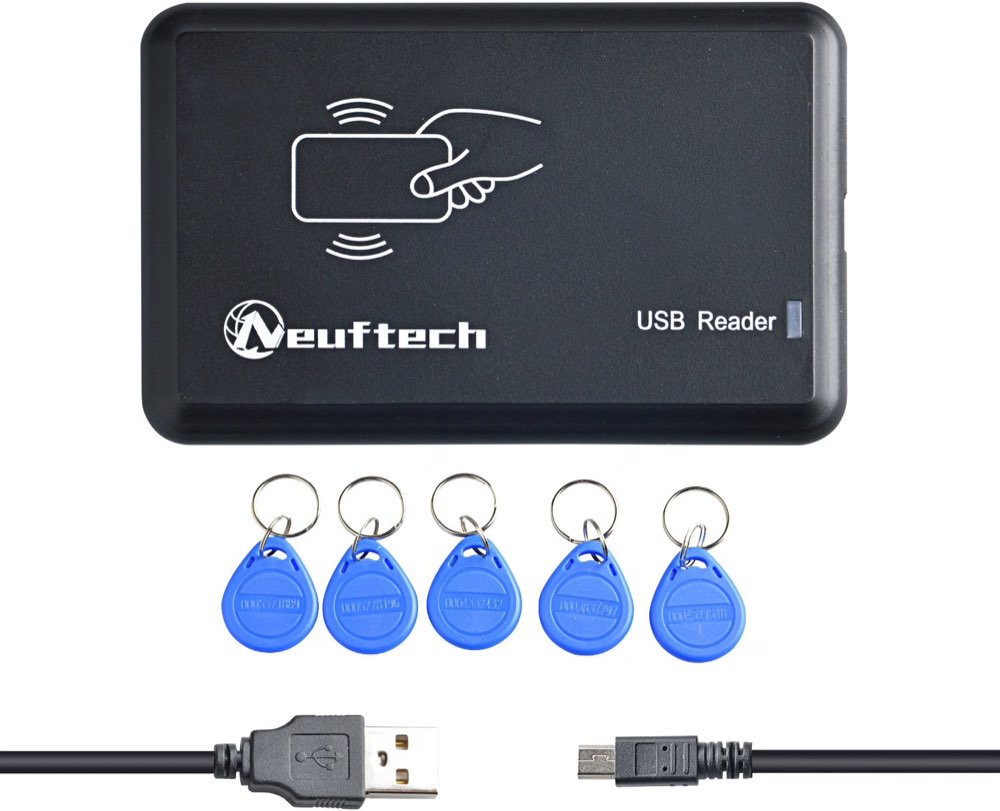USB RFID Reader ID Kartenlesegerät Kartenleser Kontaktlos Card Reader für EM4100