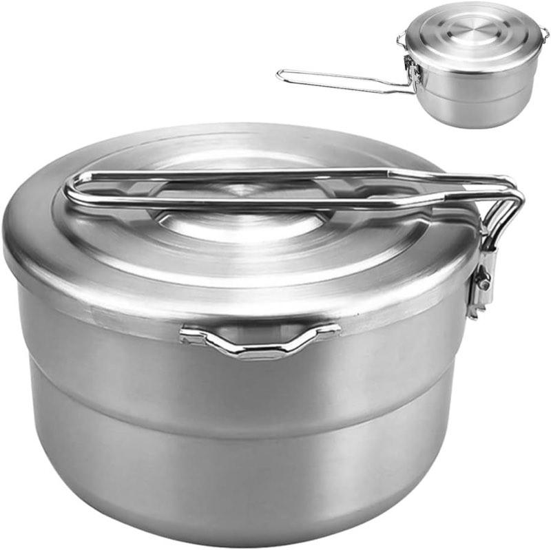 mizikuu mizikuu Edelstahl-Campingtopf 1,5 l