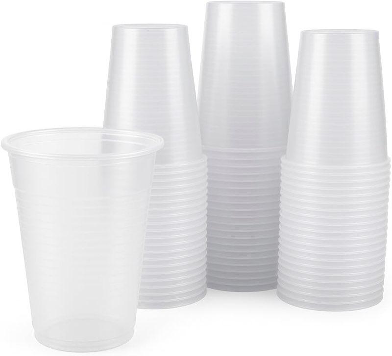 TG-GENT Transparente Plastikbecher 0,2 l, 500 Stück