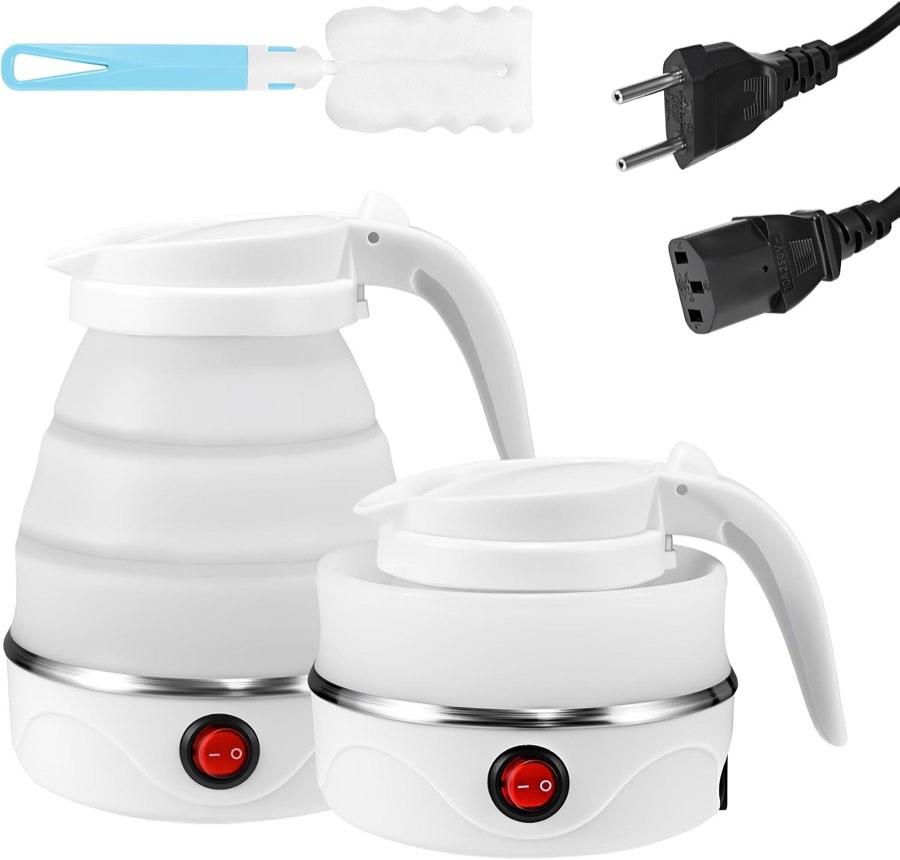 LUZOON Faltbarer Wasserkocher 600 ml