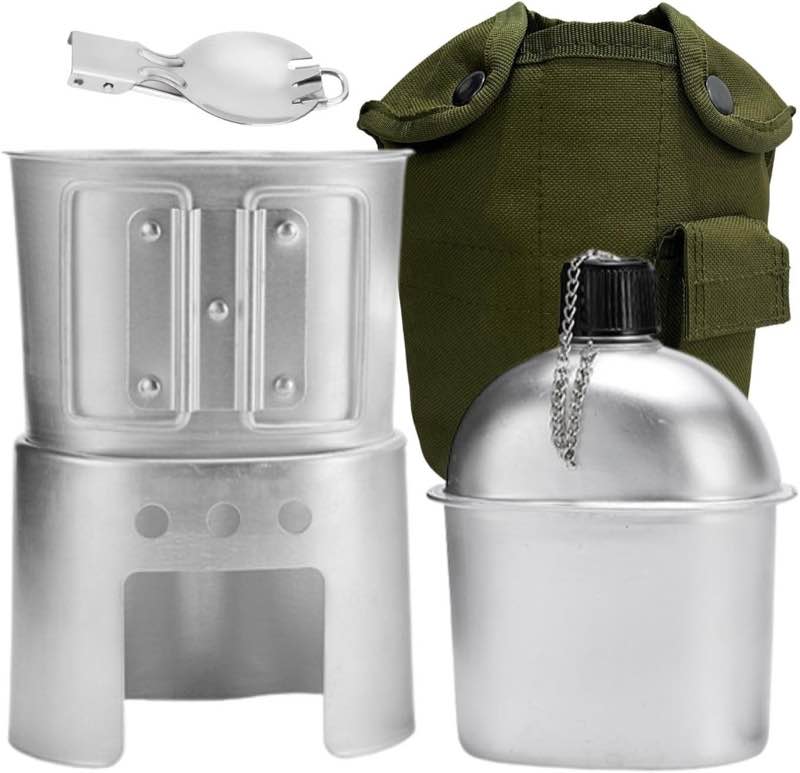 BeGrit BeGrit Feldflasche 850 ml mit Gestell