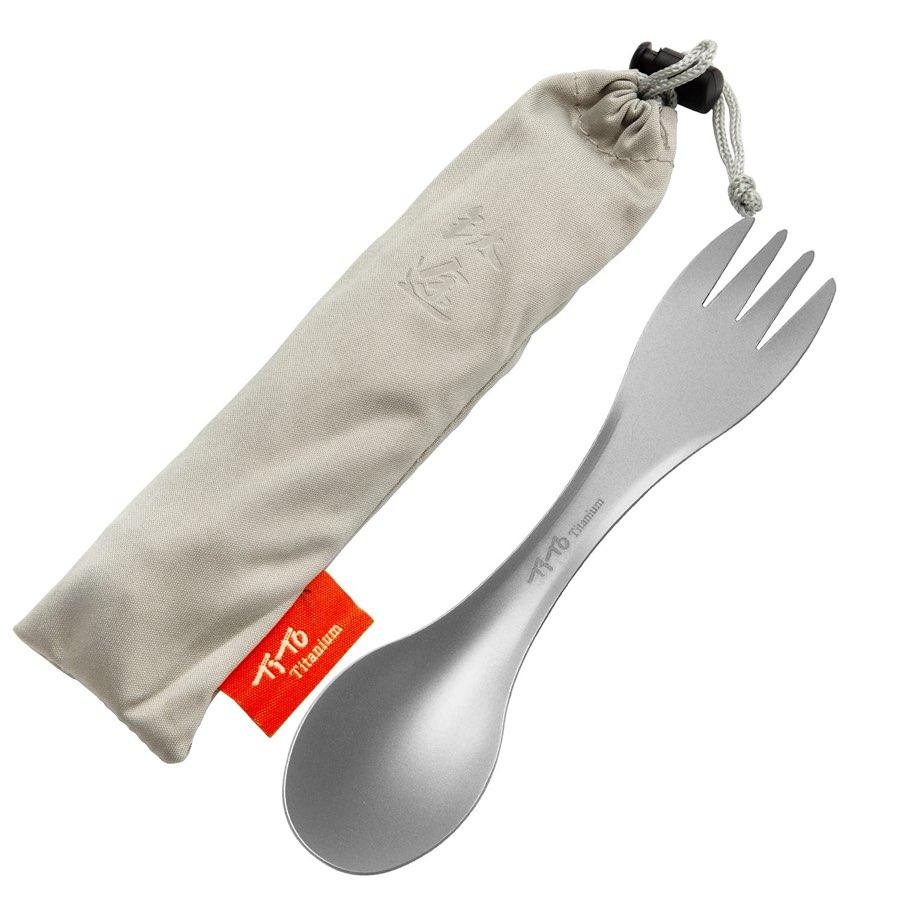 TiTo Titanium TiTo 2-in-1-Spork mit Tasche