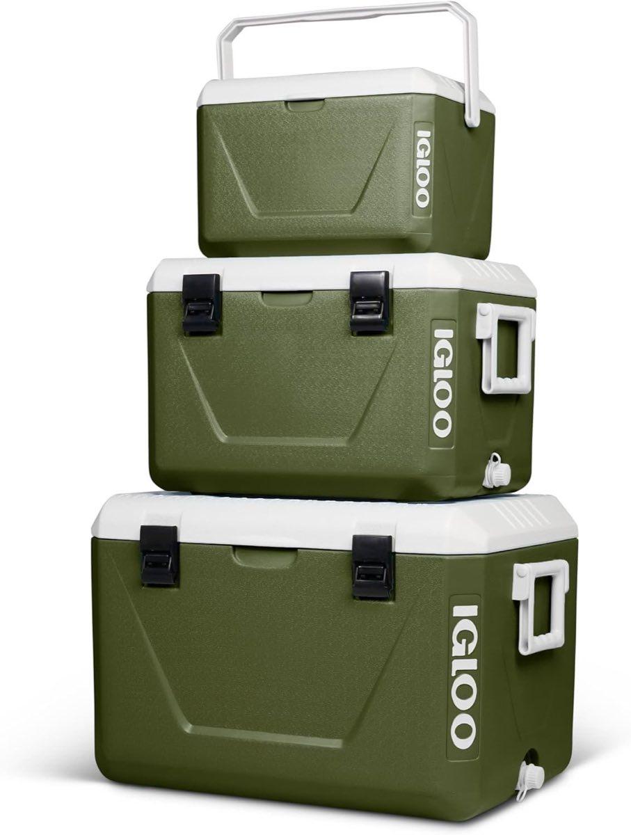 Igloo stapelbare Passiv-Kühlboxen 55 L + 27 L + 11 L