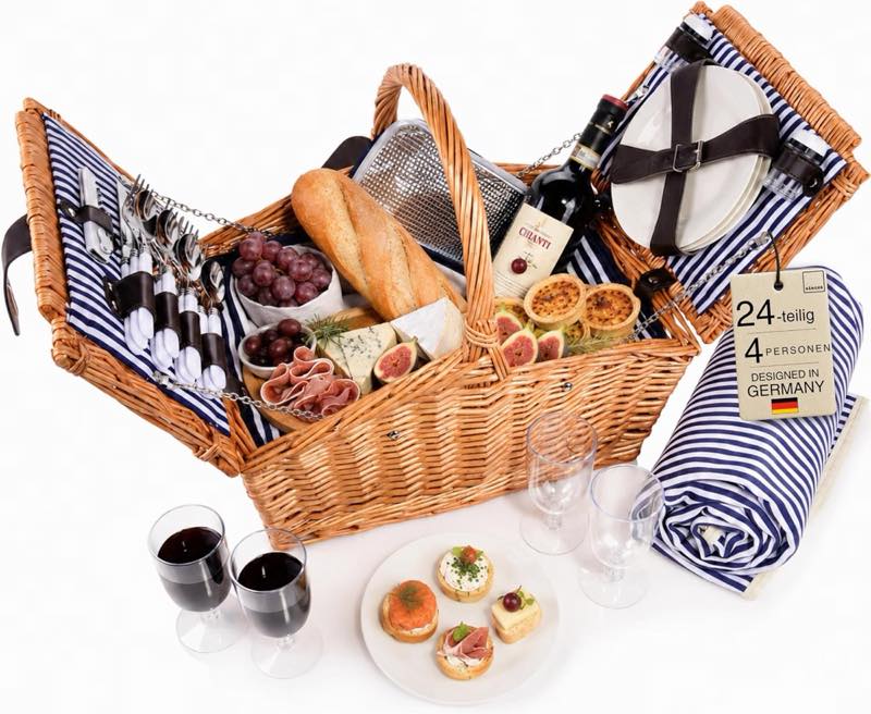 Sänger Picknickkorb Sylt, 24-teilig