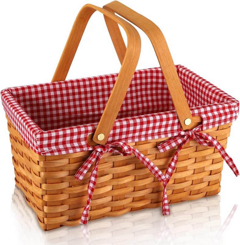 Bekith Picknickkorb, leer, mit Futter