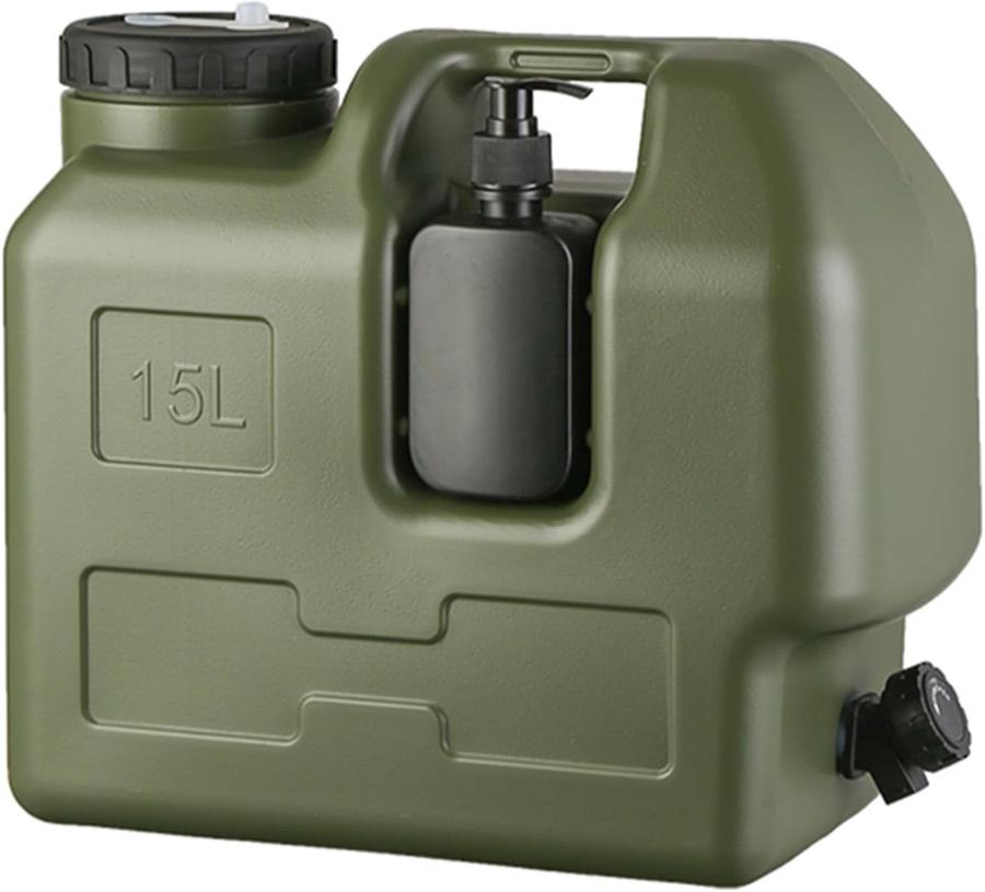 CLBDRESS Wasserkanister mit Zapfhahn, Datenfeld 15 L