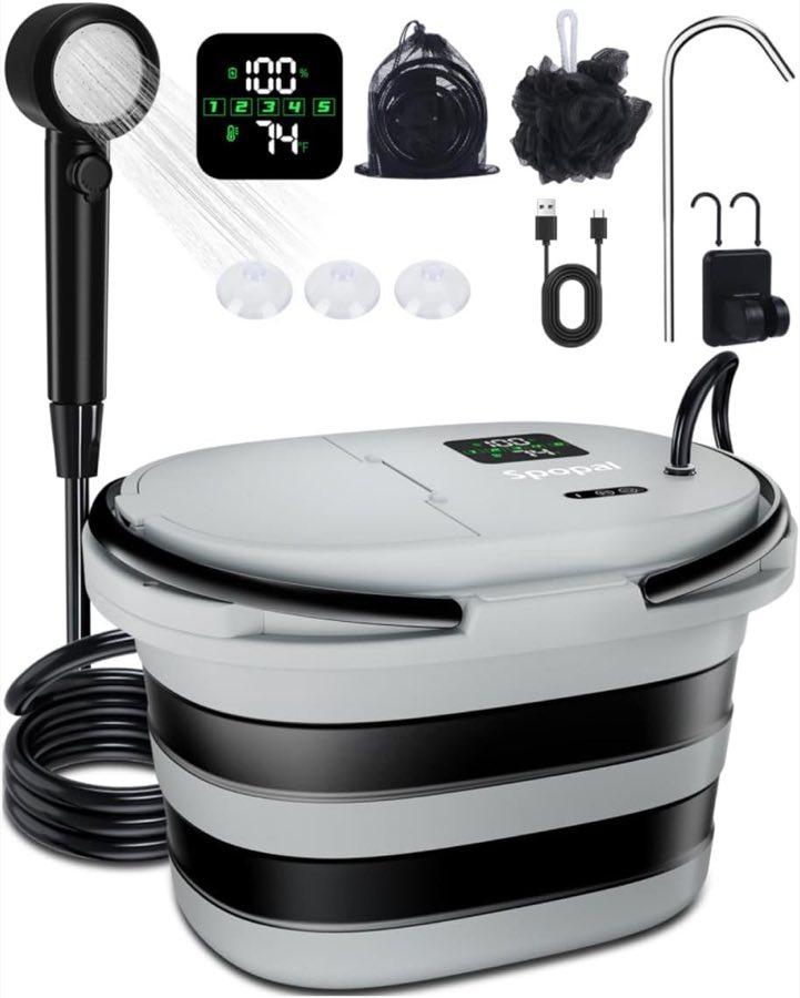 Spopal Eimerdusche 13000 mAh, 20 Liter