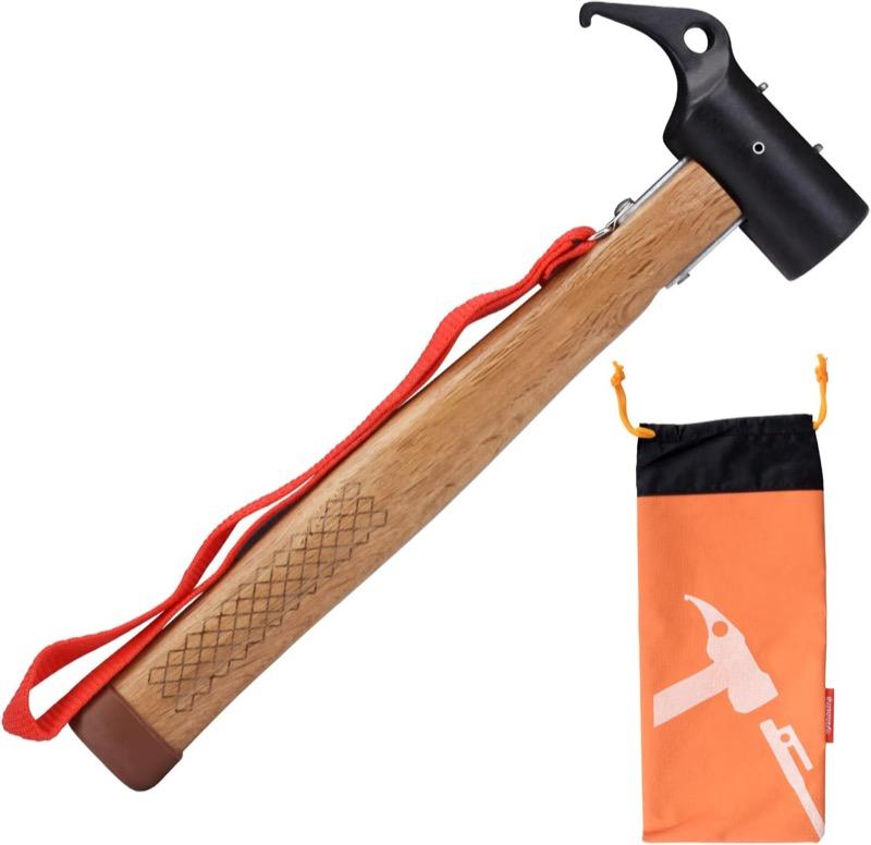 profiwoab Campinghammer mit Holzgriff