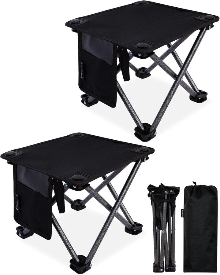 KingCamp 2er-Set Mini-Hocker