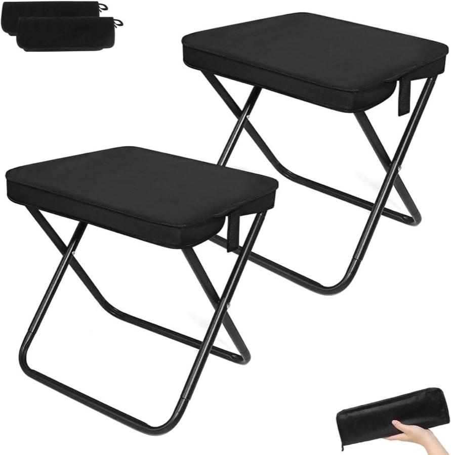 HuaMuDM 2er-Set Klapphocker