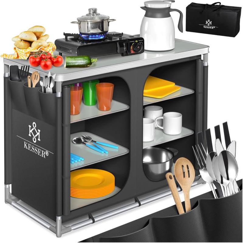 KESSER Campingschrank Typ F6, Anthrazit