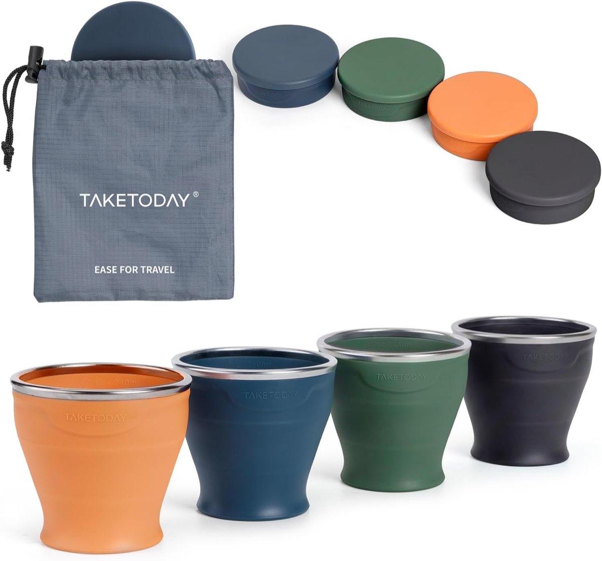 TakeToday Reisebecher 240 ml (4er)
