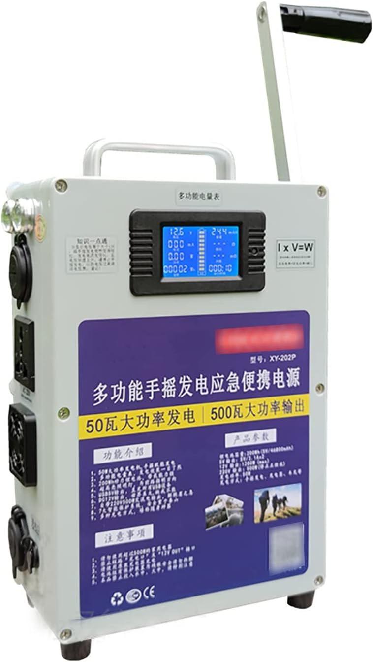 XDLYWUZIQ Kurbelgenerator 500 W