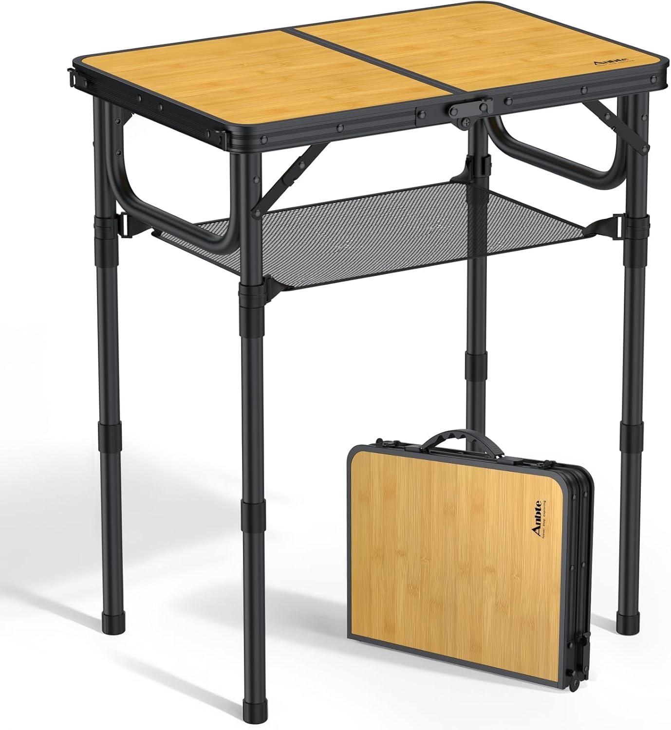 Anbte Koffertisch 58 × 40 cm, gelb