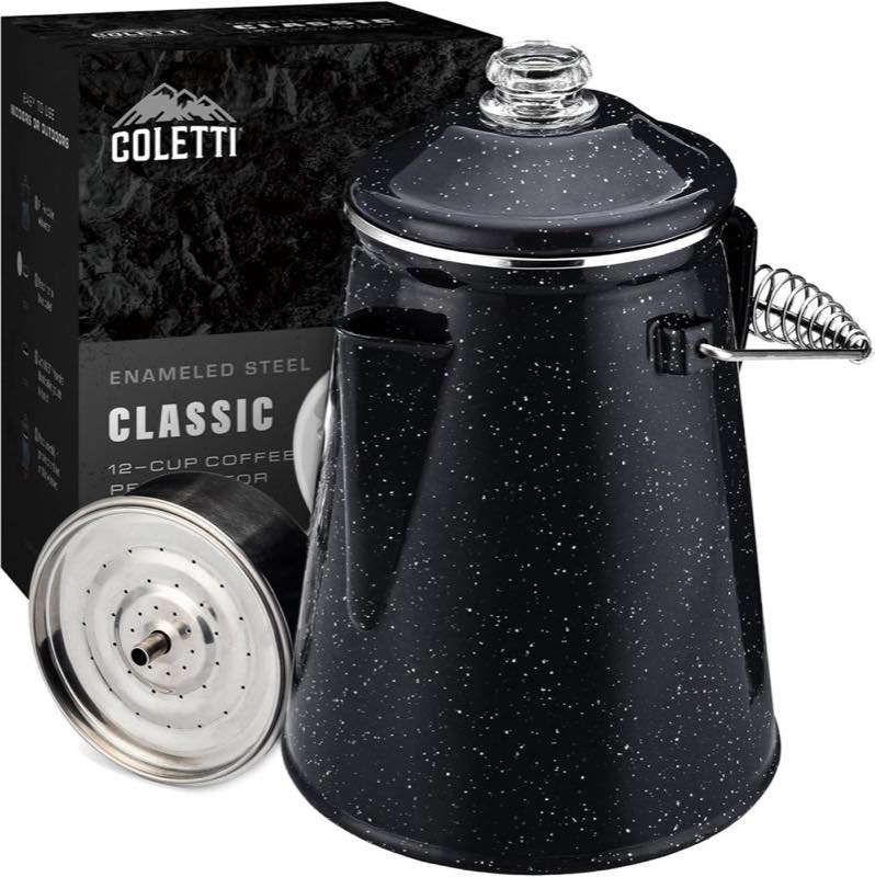 Coletti Coletti Classic Perkolator 12 Tassen Emaille