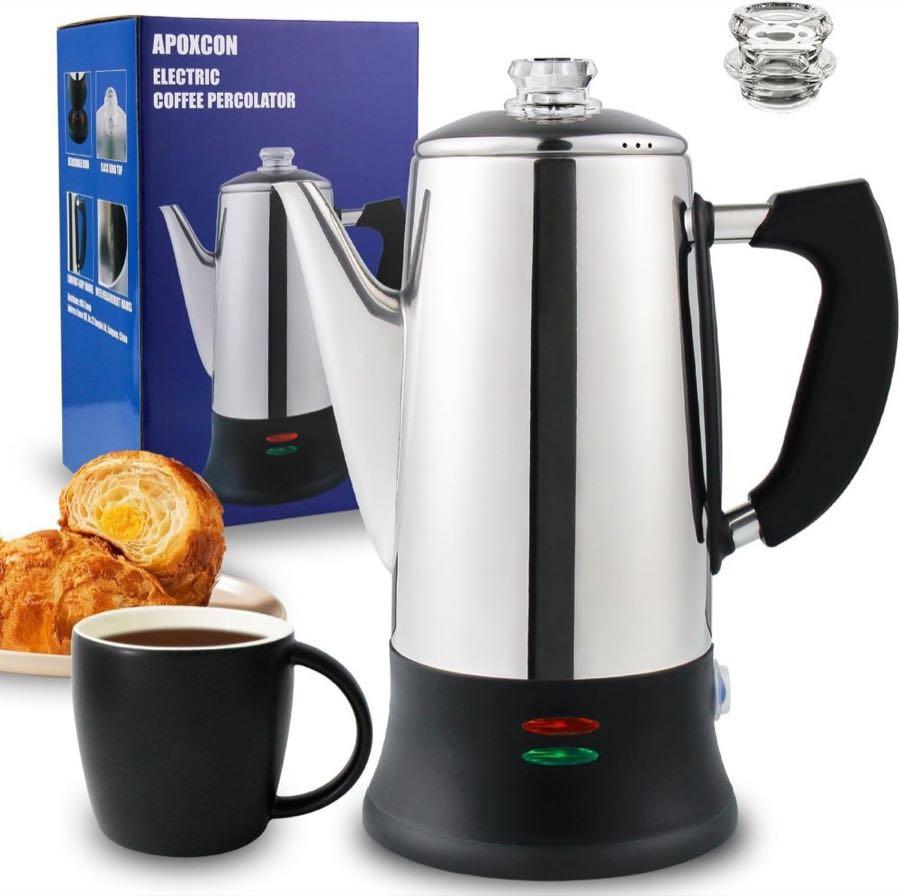 APOXCON APOXCON Elektro-Perkolator 12 Tassen 1100 W