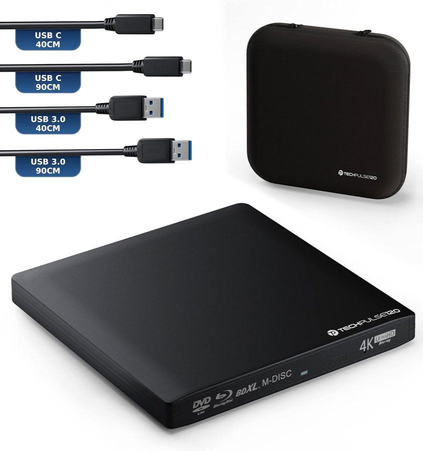 techPulse120 UHD Blu-ray schwarz