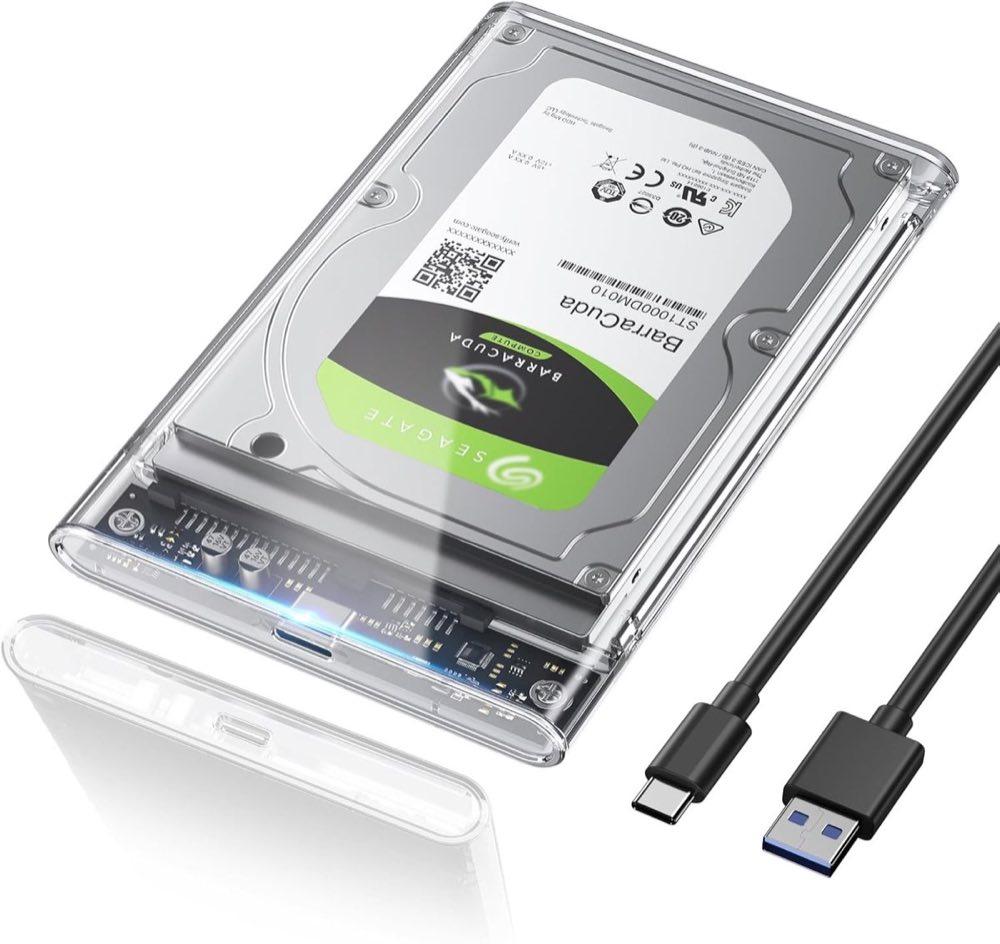 POSUGEAR 2,5-Zoll-Gehäuse, transparent, USB-C