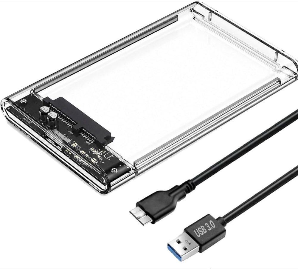 Sh. 2,5-Zoll-Gehäuse USB 3.0, transparent