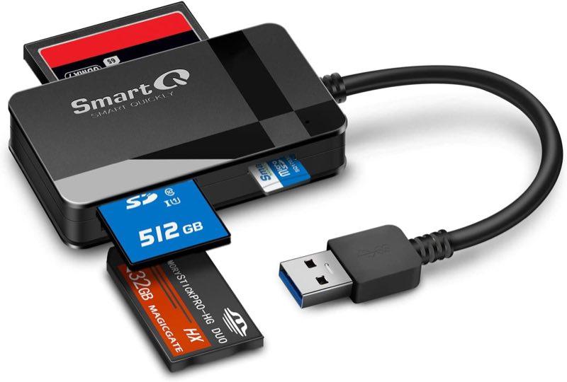 smartQ C368 USB 3.0 Multi-Kartenleser, 4 Schächte