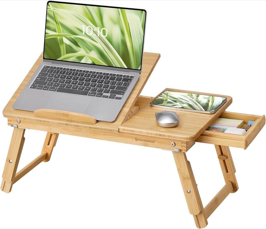 SONGMICS Bambus-Laptoptisch LLD01N