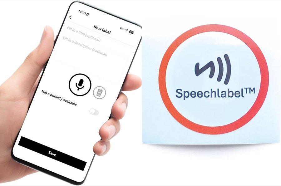 Speechlabel NFC-Aufkleber, 25 Stück, Audio-Etiketten