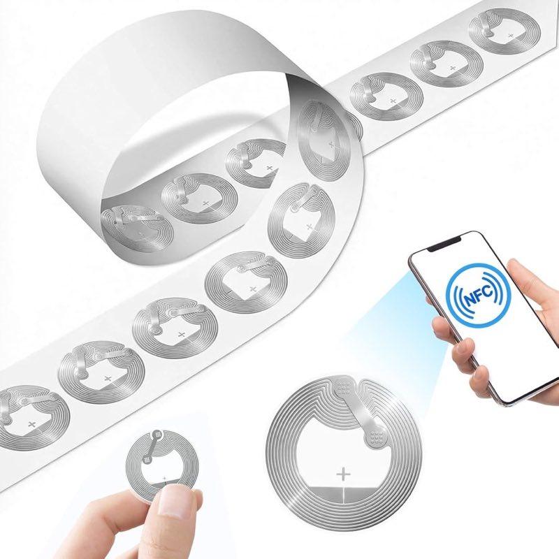 60 Stück NFC Tag Sticker, NTAG215, 25 mm